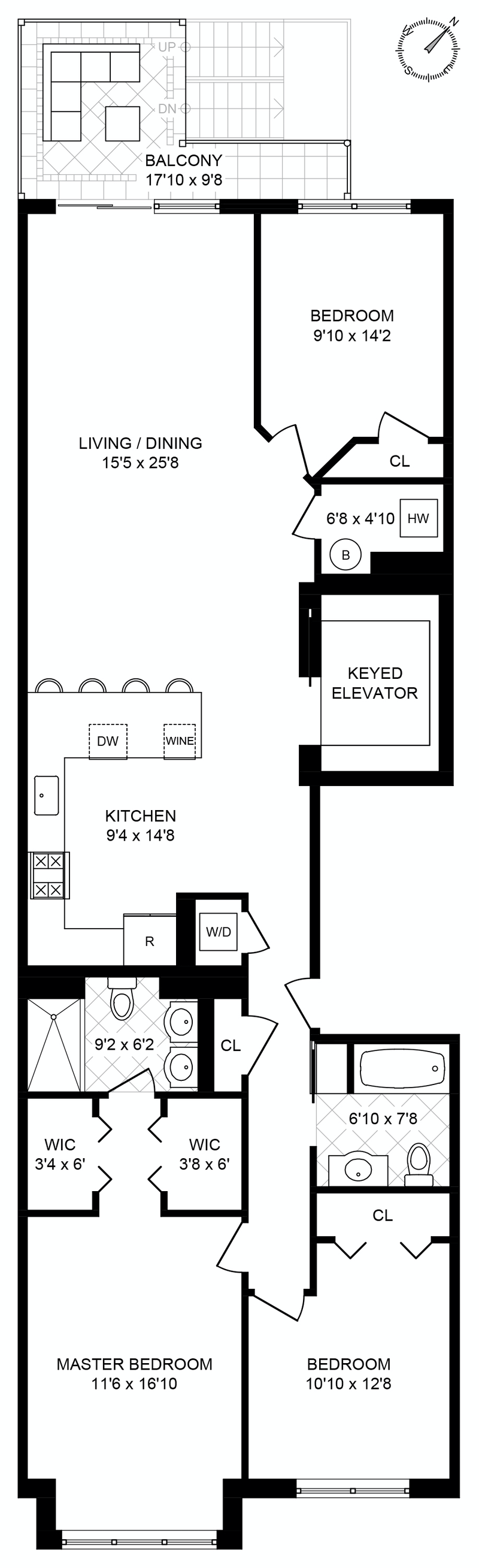Floorplan for 516 Grand St, 2