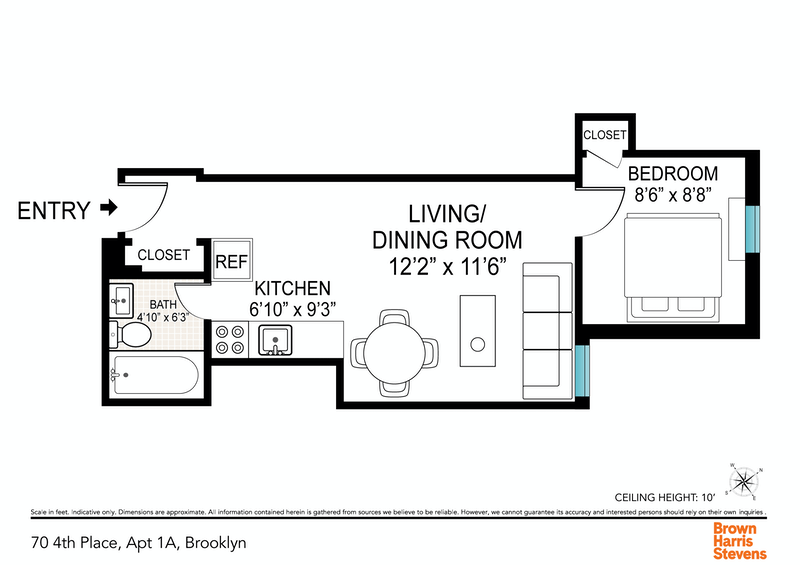 Floorplan for 70 Fourth Place