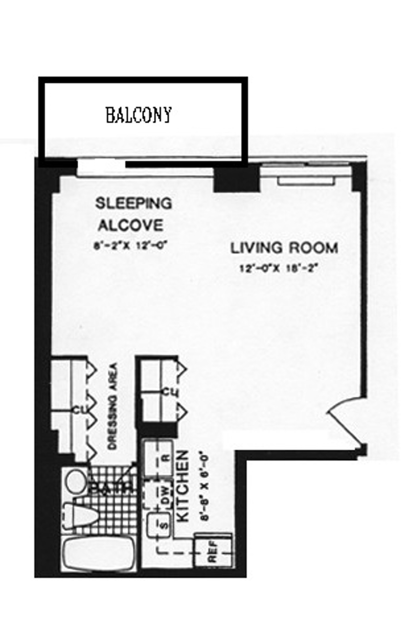 Floorplan for 403 East 62nd Street, 4D