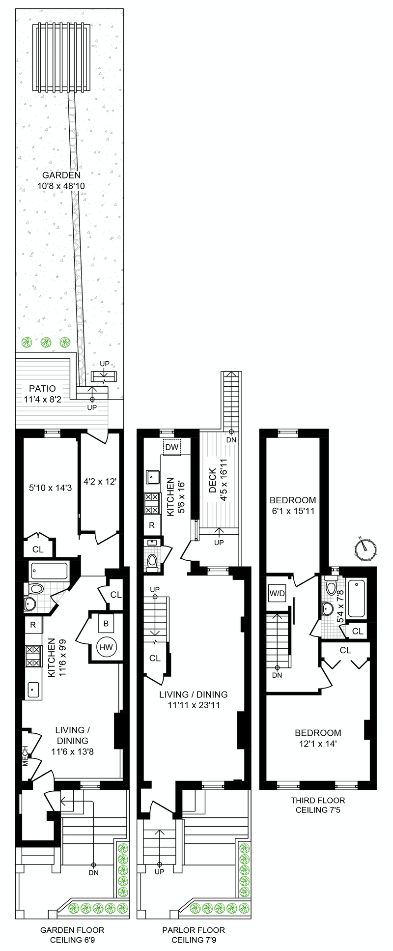 Floorplan for 181 16th Street