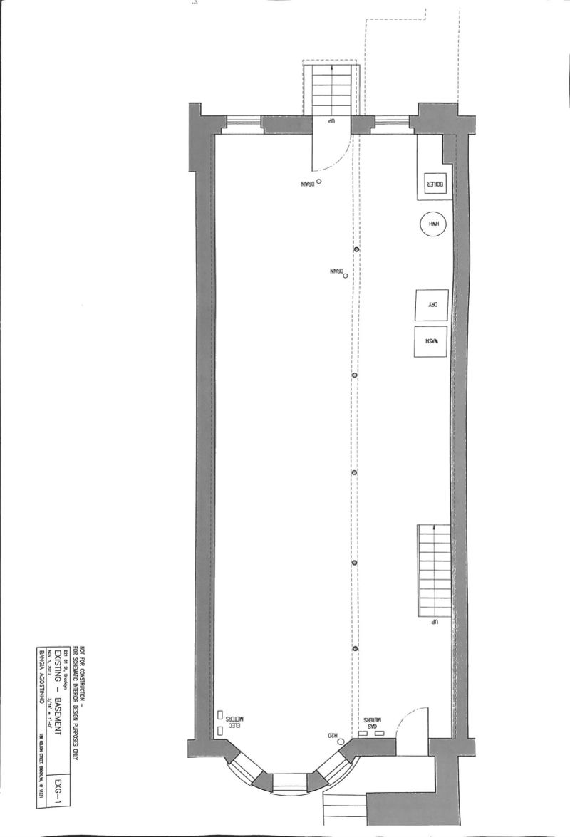 Floorplan for 221 61st Street
