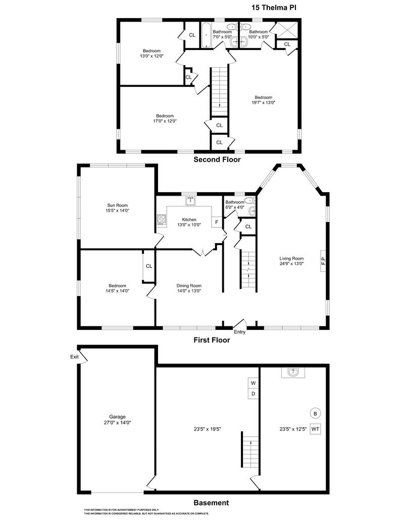 Floorplan for 15 Thelma Place