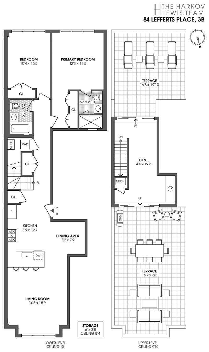 Floorplan for 84 Lefferts Place, 3B