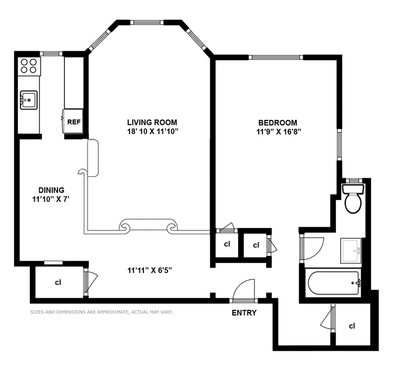 Floorplan for 76 -36 113th St