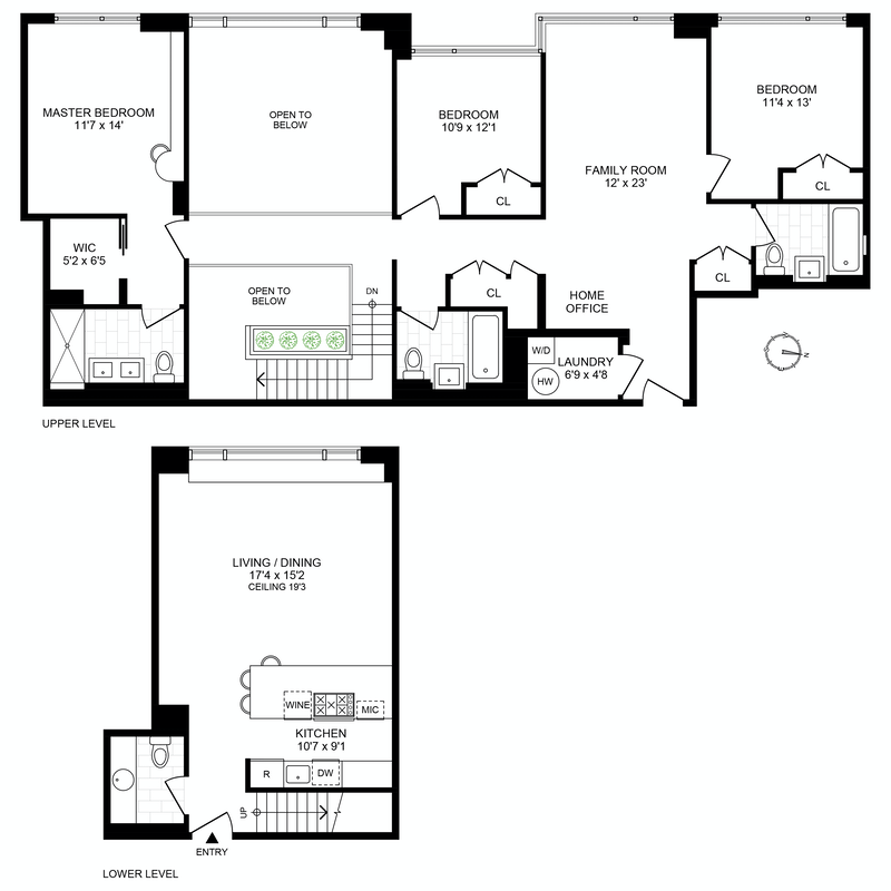 Floorplan for 50 Greenpoint Avenue, 5G6F