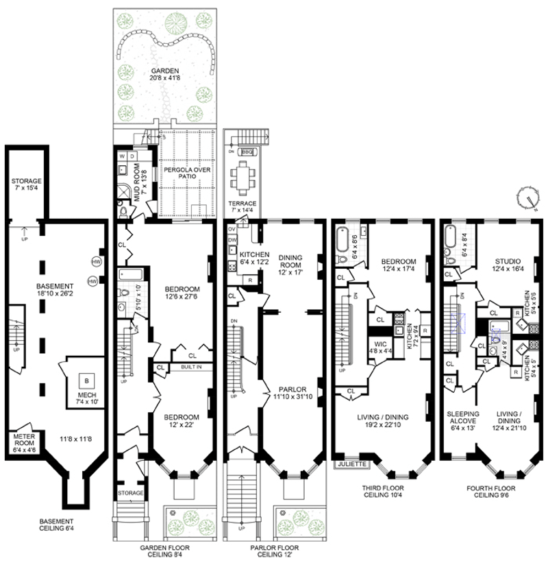 Floorplan for 832 President Street