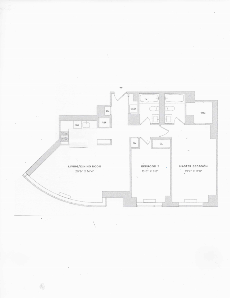 Floorplan for 200 East 94th Street, 2314