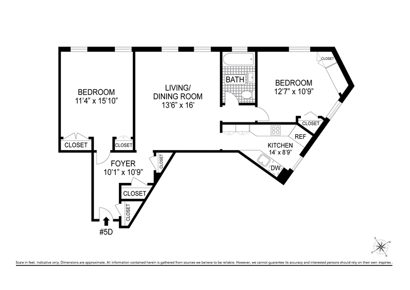 Floorplan for 1 Minetta Street
