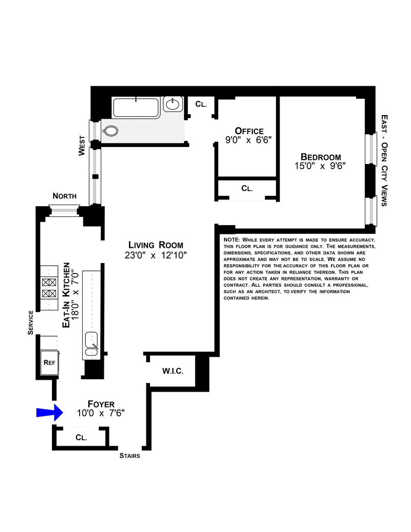 Floorplan for 141 East 3rd Street