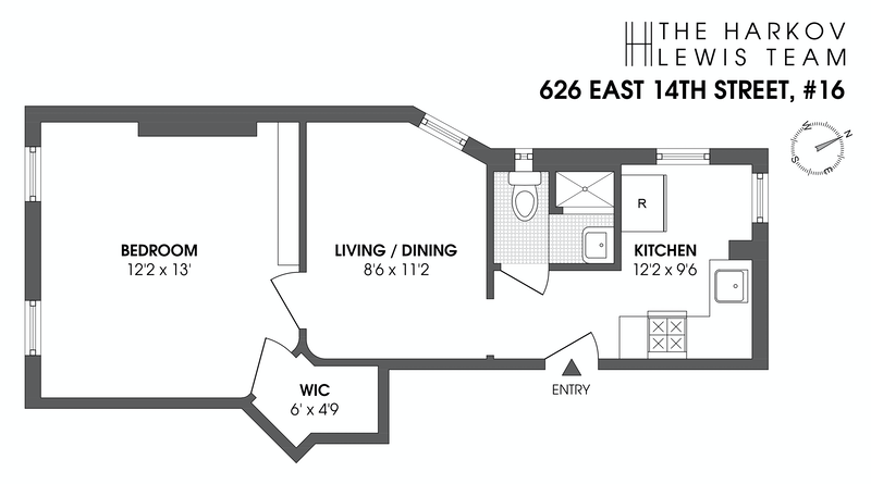 Floorplan for 626 -636 E 14th St, 16
