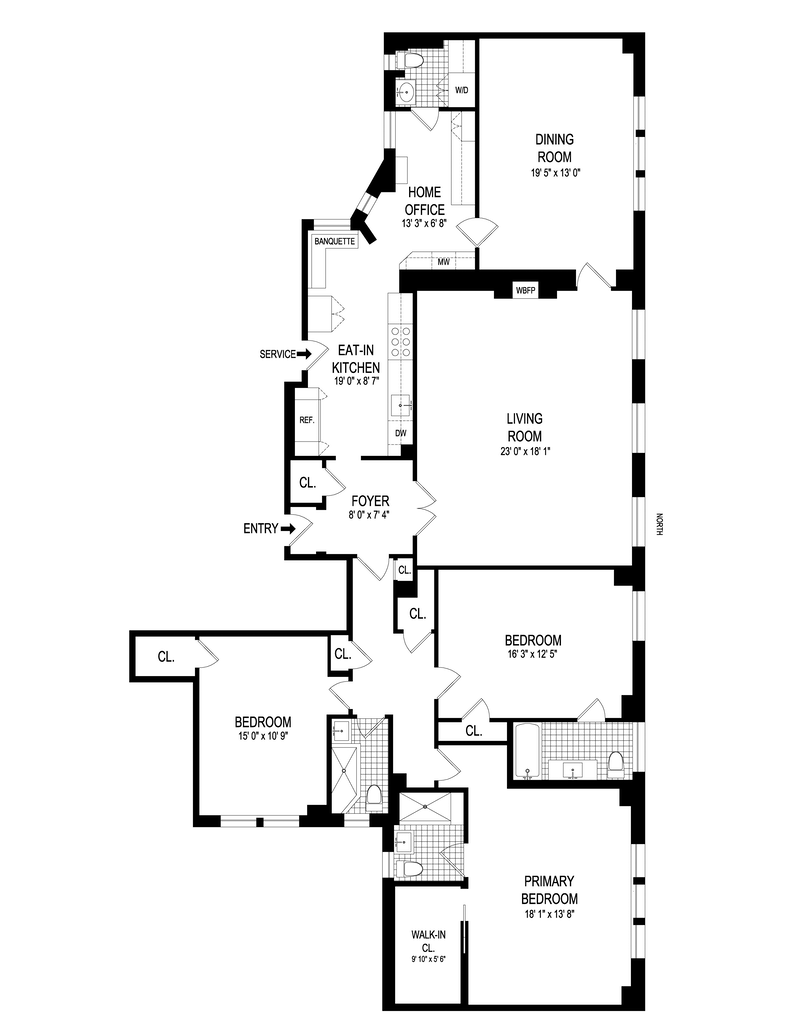 Floorplan for 340 East 72nd Street, 12N
