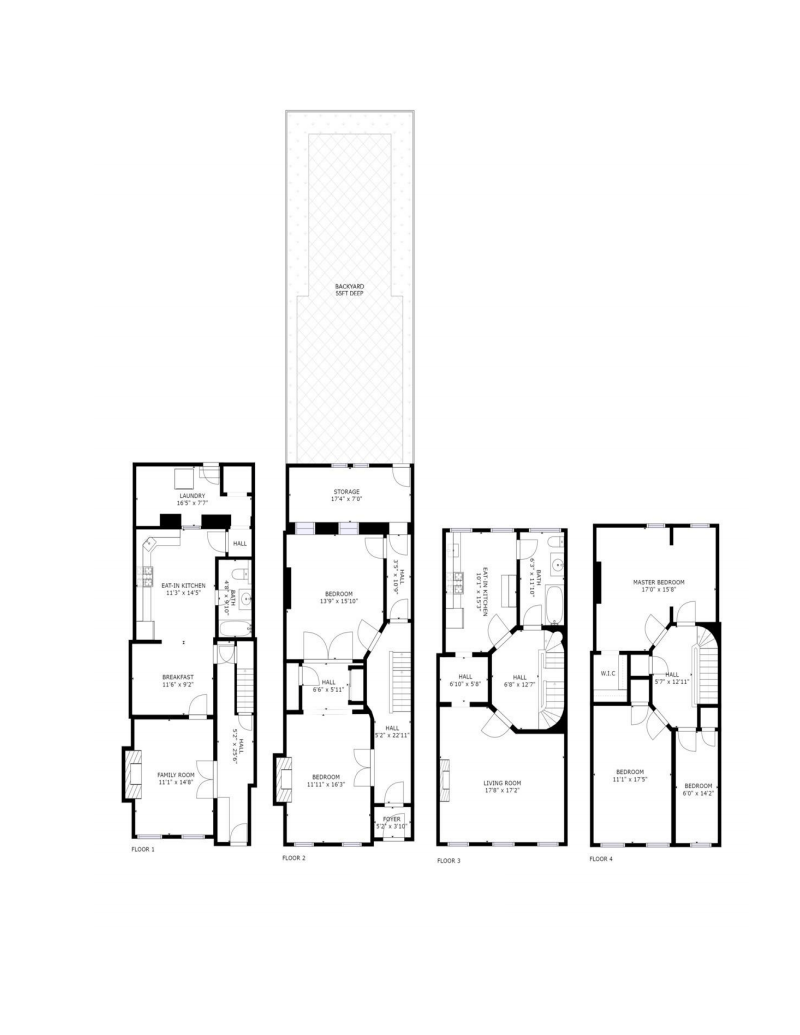 Floorplan for 404 Adelphi Street