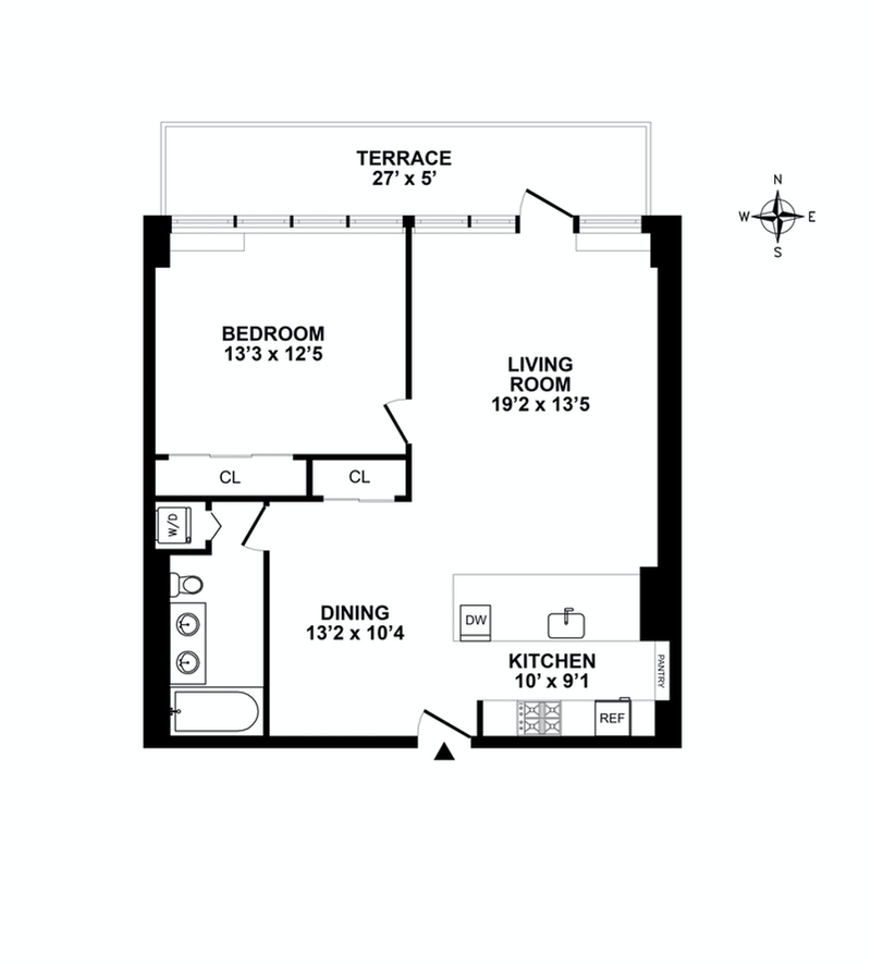 Floorplan for 48-15 11th Street, 4F