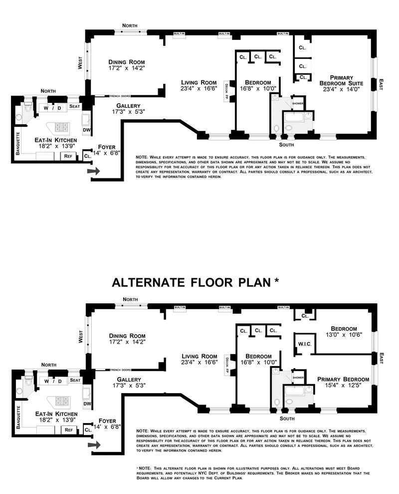 Floorplan for 251 West 89th Street, 8D