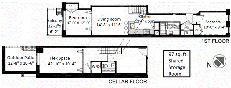 Floorplan for 830 Halsey Street, 1L