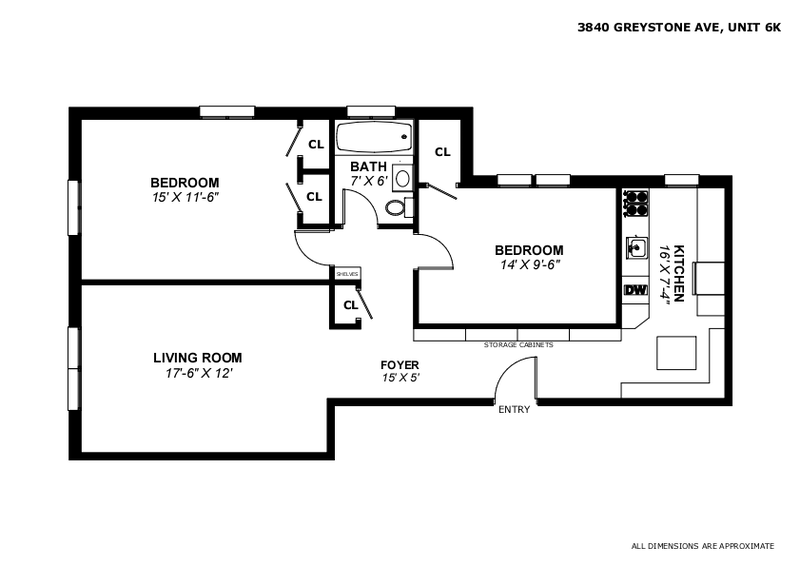 Floorplan for 3840 Greystone Avenue, 6K