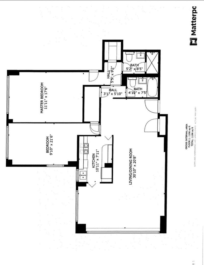 Floorplan for 2727 Palisade Avenue, 5J