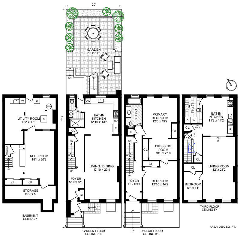 Floorplan for 616 Carroll Street