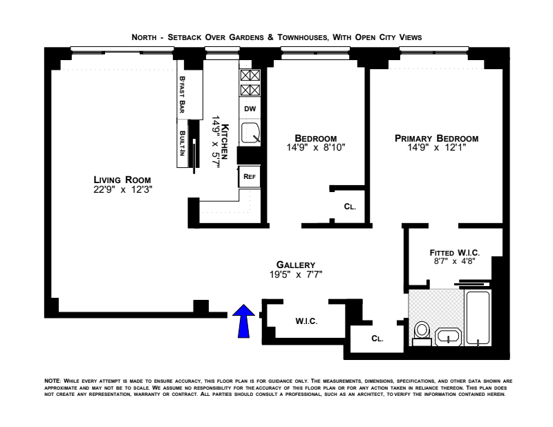 Floorplan for 11 Riverside Drive, 10TW