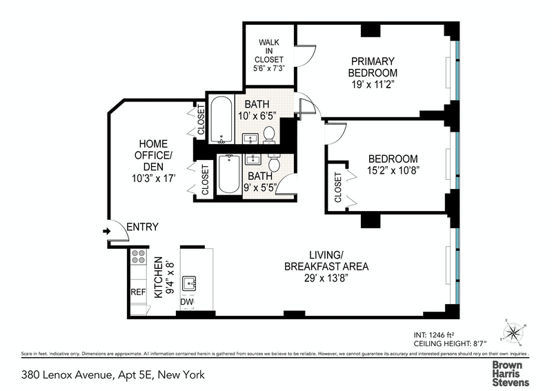 Floorplan for 380 Lenox Avenue