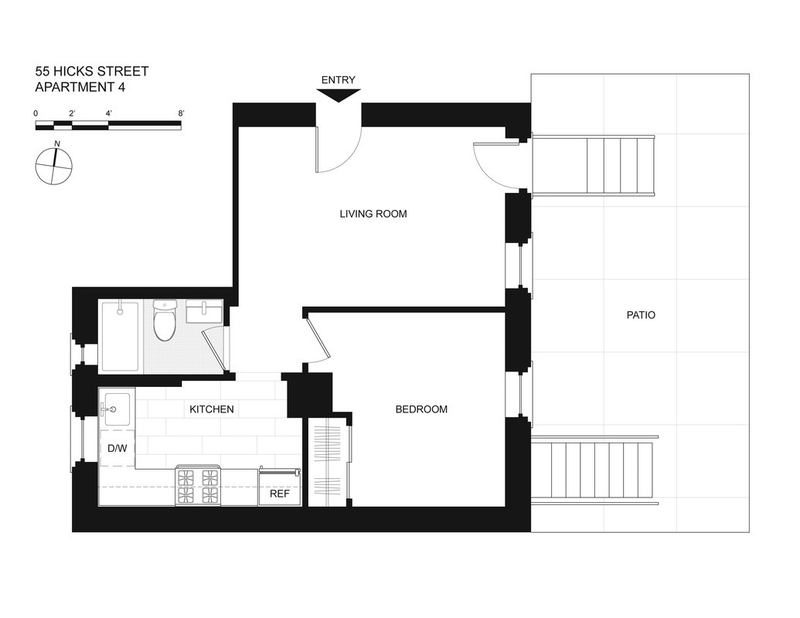 Floorplan for 55 Hicks Street