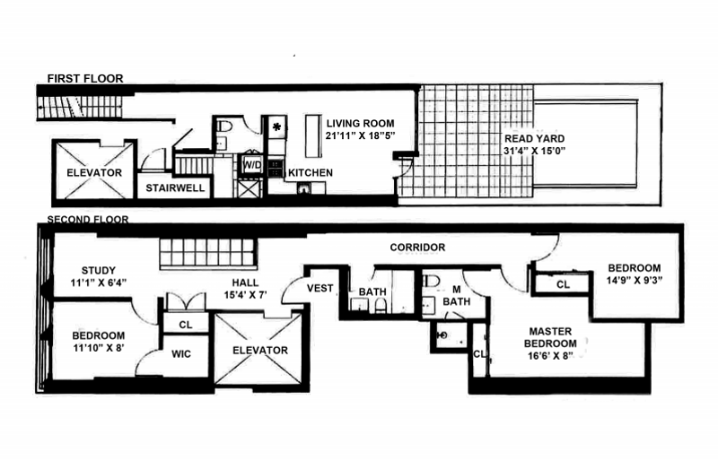 Floorplan for 57 East 130th Street, DUPLEX1