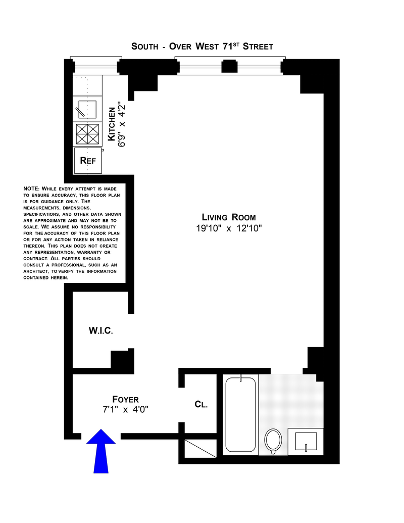 Floorplan for 243 West End Avenue