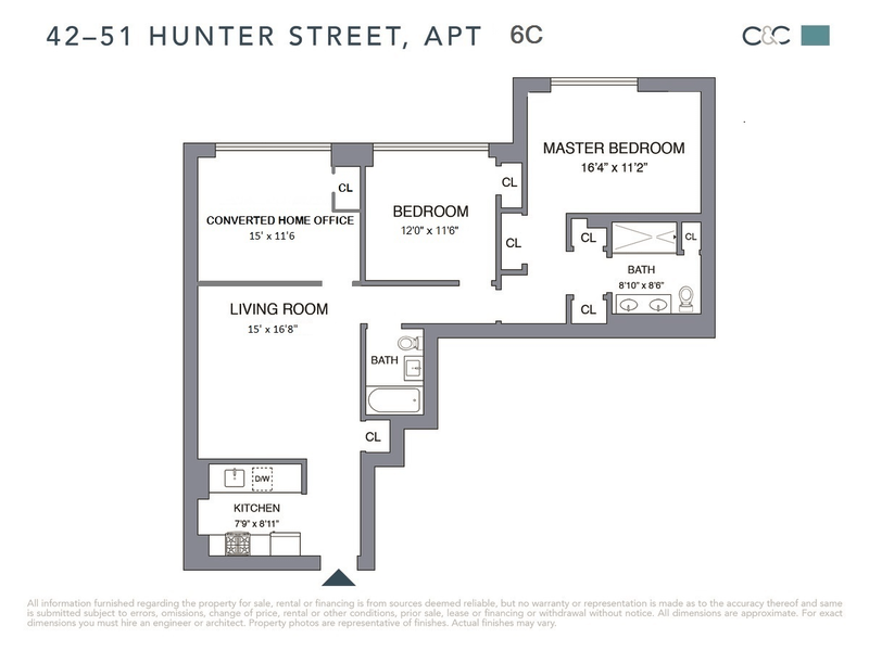Floorplan for 42-51 Hunter Street, 6C