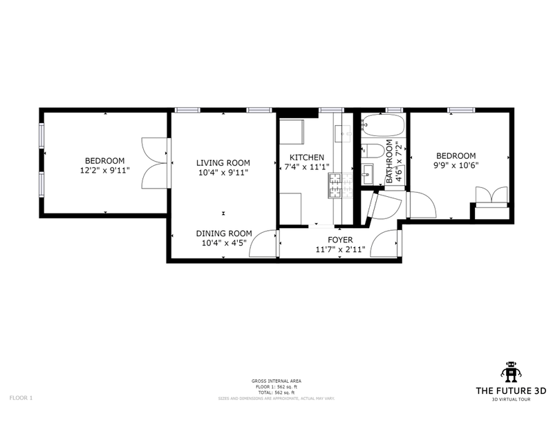 Floorplan for 4113 7th Avenue, 10
