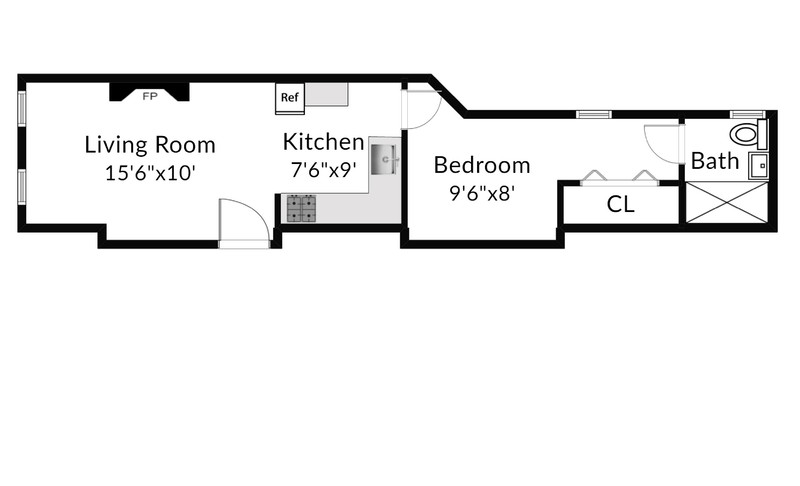 Floorplan for 220 East 82nd Street, 1FE