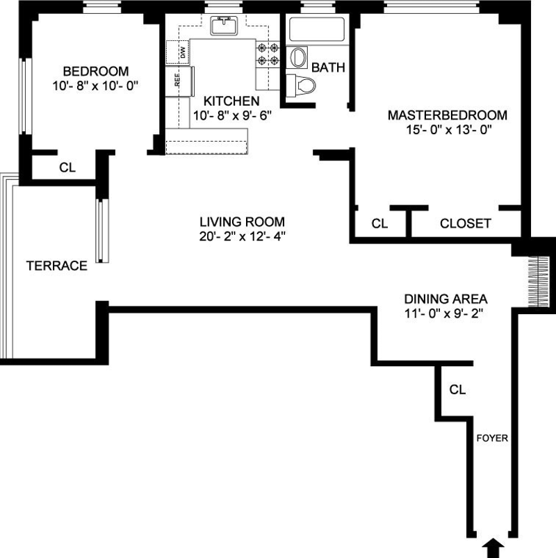 Floorplan for 5700 Arlington Avenue