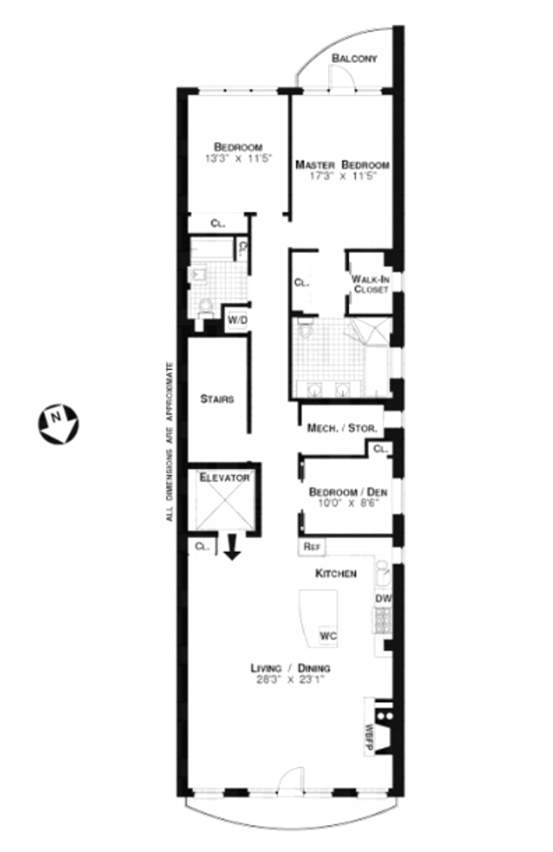Floorplan for 15 Rivington Street