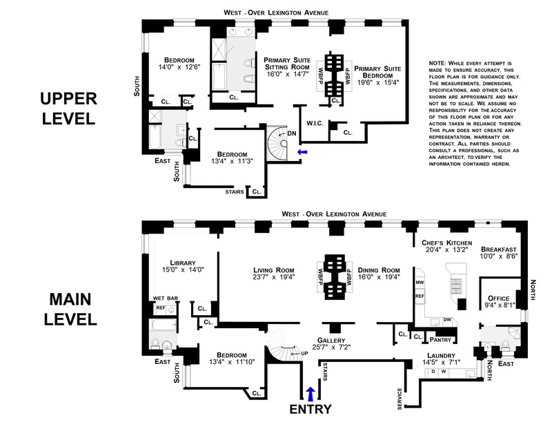 Floorplan for 955 Lexington Avenue, 6/7A