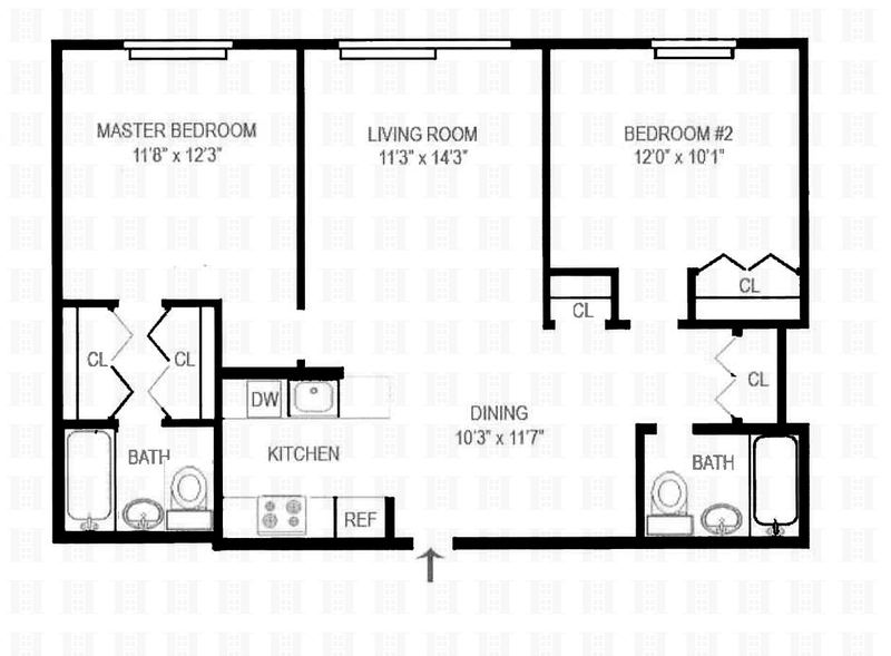 Floorplan for 68 Bradhurst Avenue, PH2B