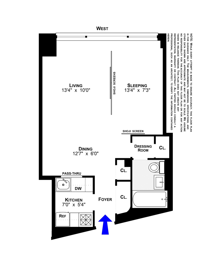 Floorplan for 33 Greenwich Avenue, 4L