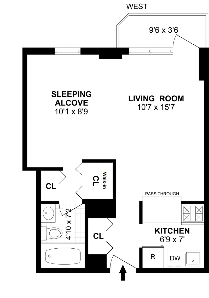 Floorplan for 50 Lexington Avenue, 20A