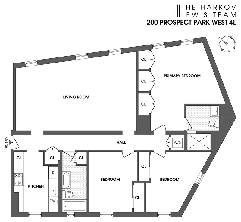 Floorplan for 200 Prospect Park West, 4L