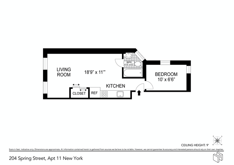 Floorplan for 204 Spring Street, 15