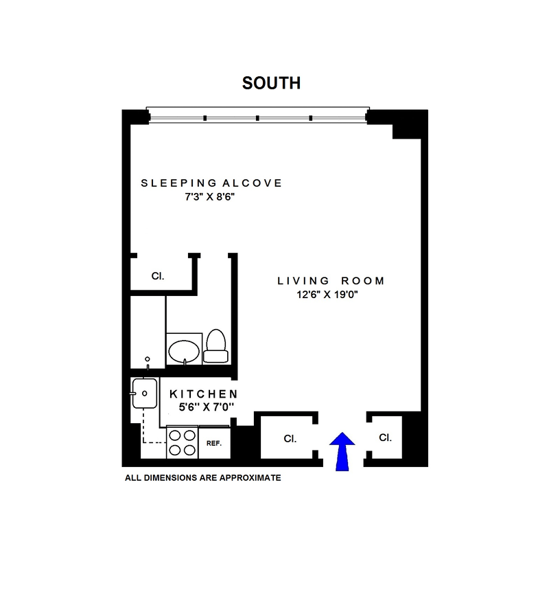 Floorplan for 200 East 15th Street, 4O
