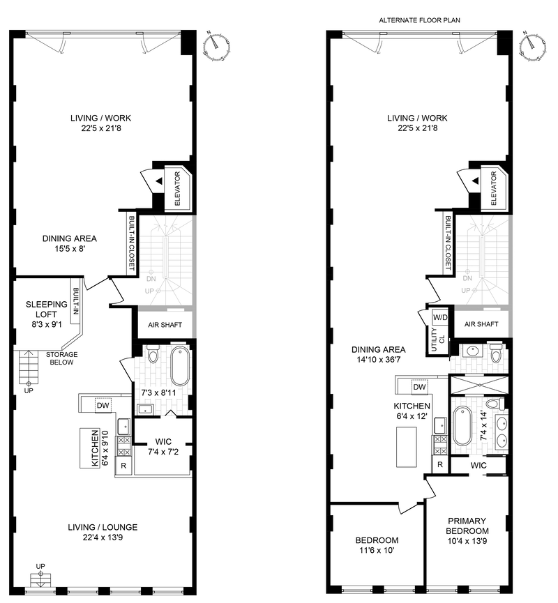 Floorplan for 20 West 27th Street, 5