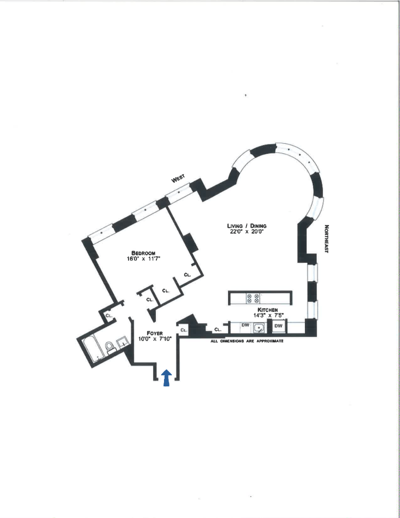 Floorplan for 117 Beekman Street