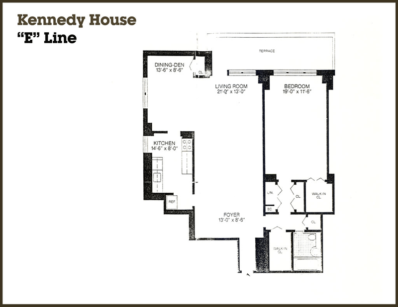 Floorplan for 110-11 Queens Blvd, 16E