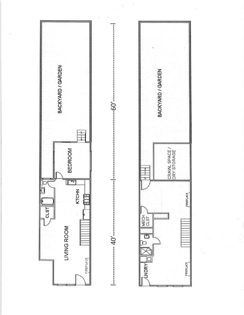 Floorplan for 301 Water Street, 1