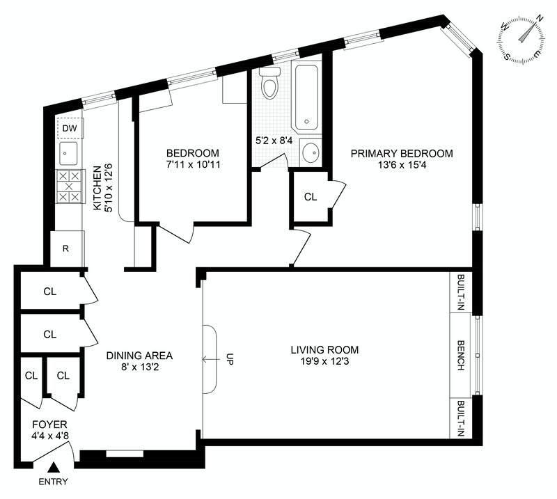 Floorplan for 360 Cabrini Boulevard