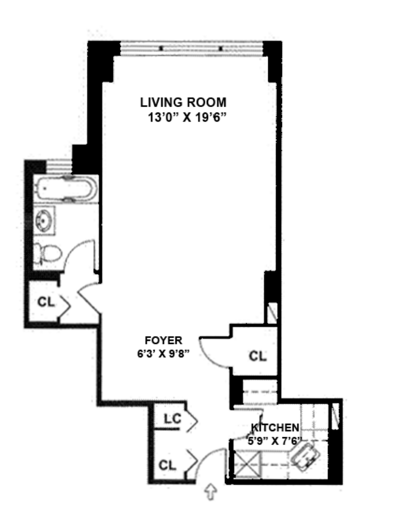 Floorplan for 330 East 49th Street