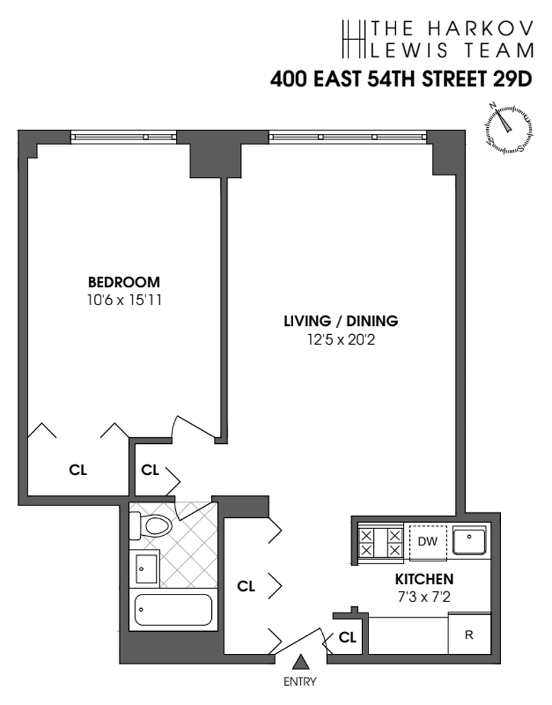 Floorplan for 400 East 54th Street