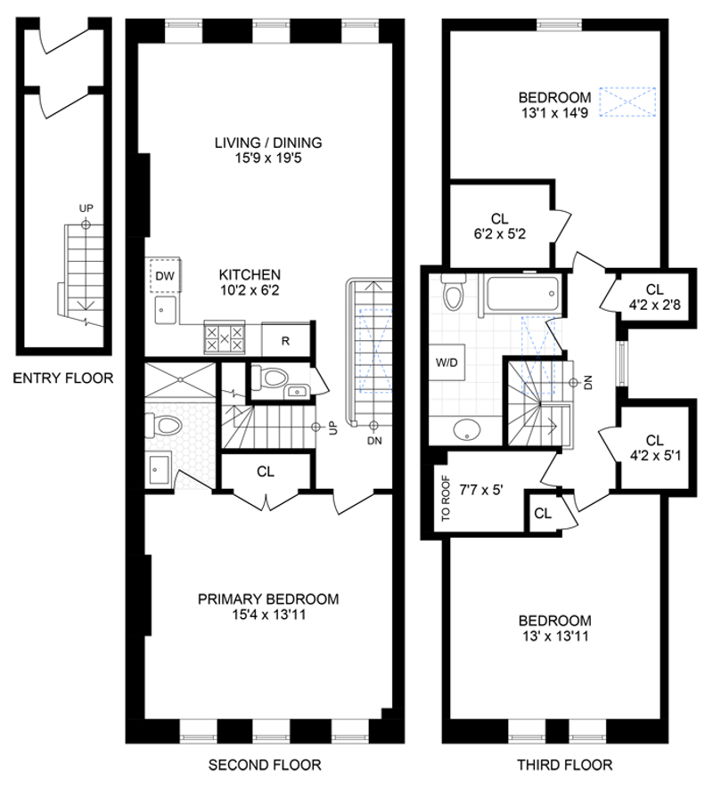 Floorplan for 326A 4th Street, 2
