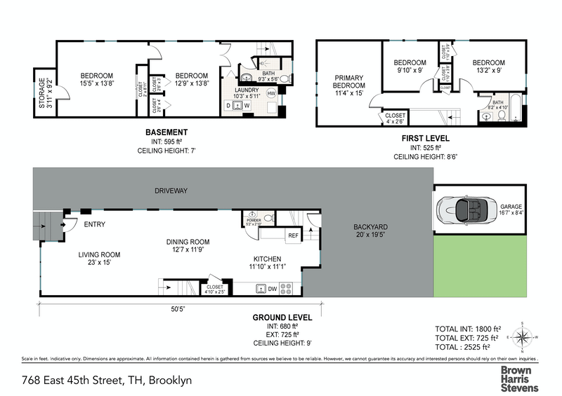 Floorplan for 768 East 45th Street