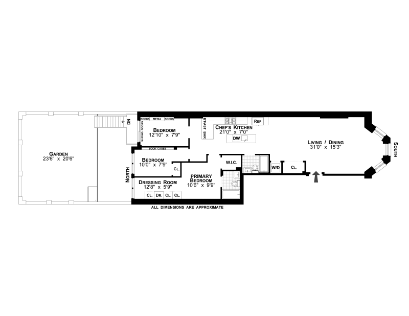 Floorplan for 131 West 122nd Street