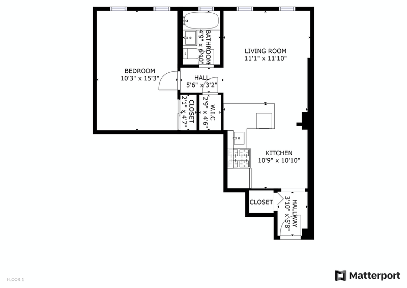 Floorplan for 135 West 115th Street